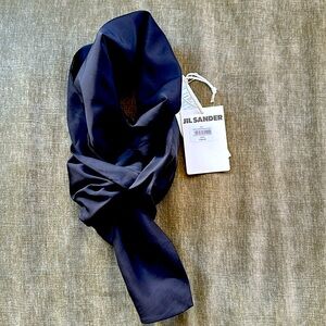 Jil Sander Technical Twisted Scarf - New with tag attached.